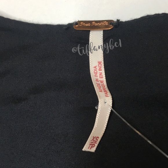 Free People Love Of My Life Midi Dress Black - Picture 10 of 16